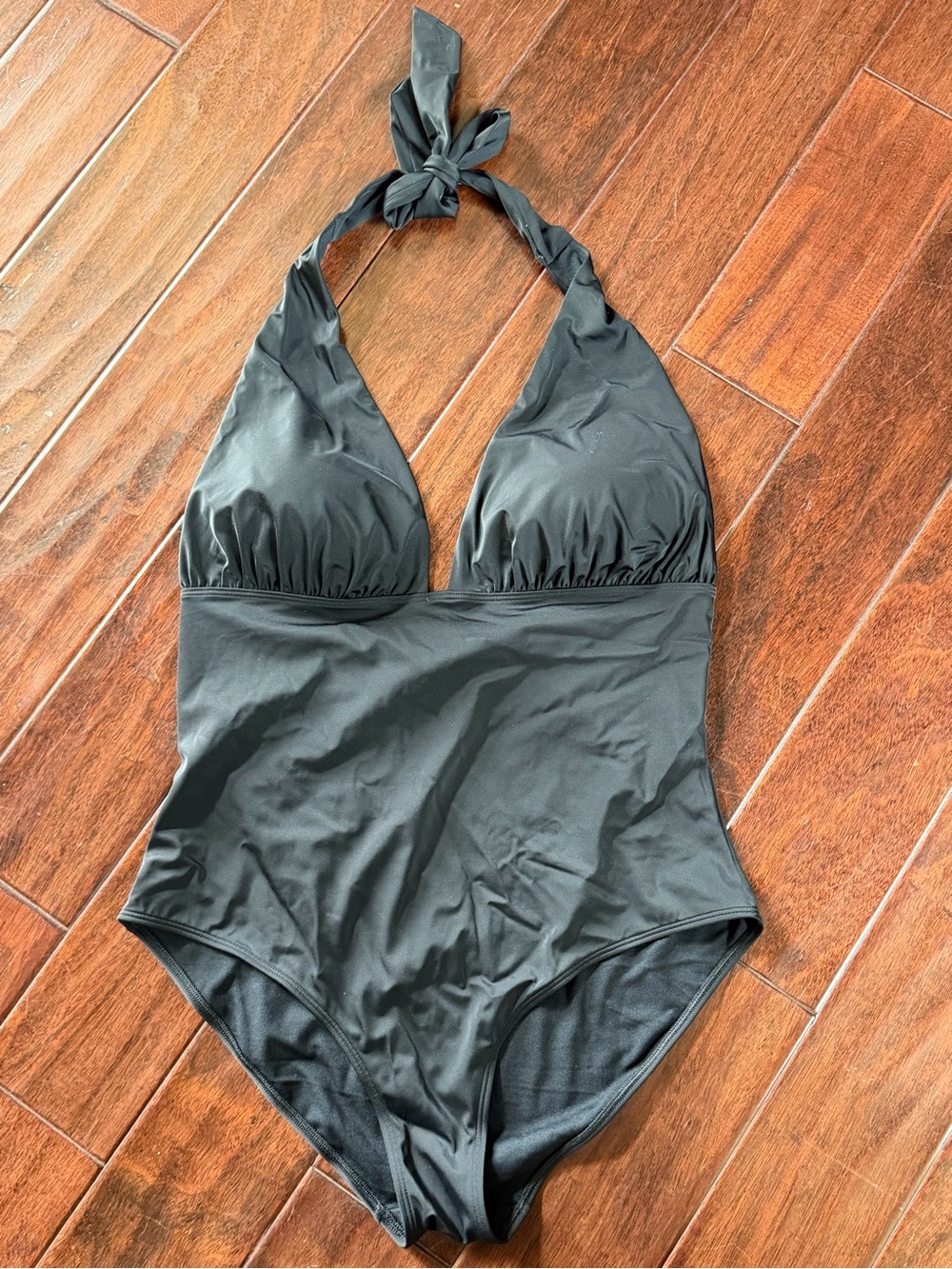 Boden Solid Black One-Piece Swimsuit – Women’s Size 16/18